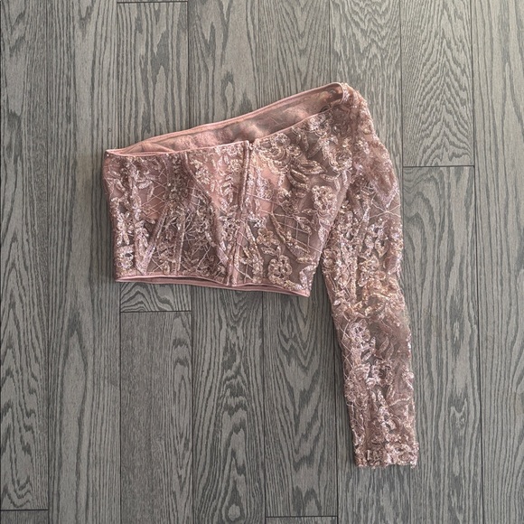 Sherri Hill Rose Gold Dress💕 - Picture 6 of 11